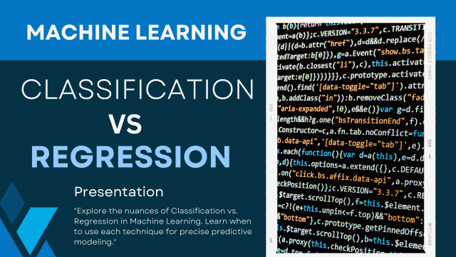 Classification vs. Regression in Machine Learning Understanding the Differences